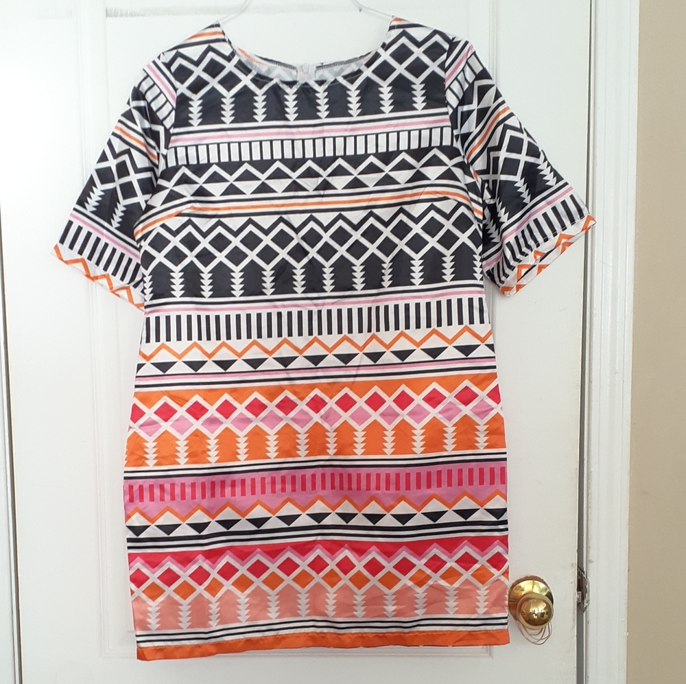 Aztic Print Dress